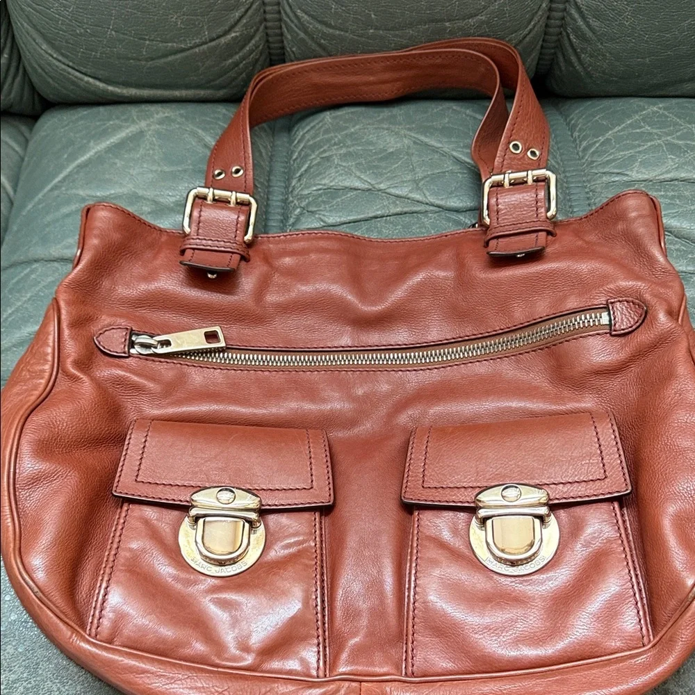 Marc Jacobs Brown Leather Shoulder Bag - Picture 11 of 14